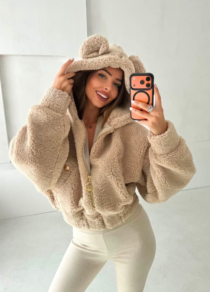 VASARI bluza PUCHATEK 🧸 beżowy