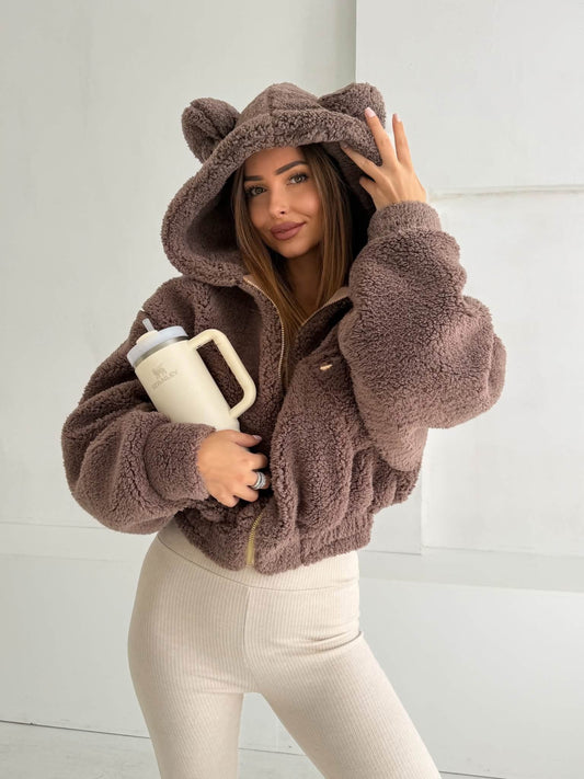 VASARI bluza PUCHATEK 🧸 brąz