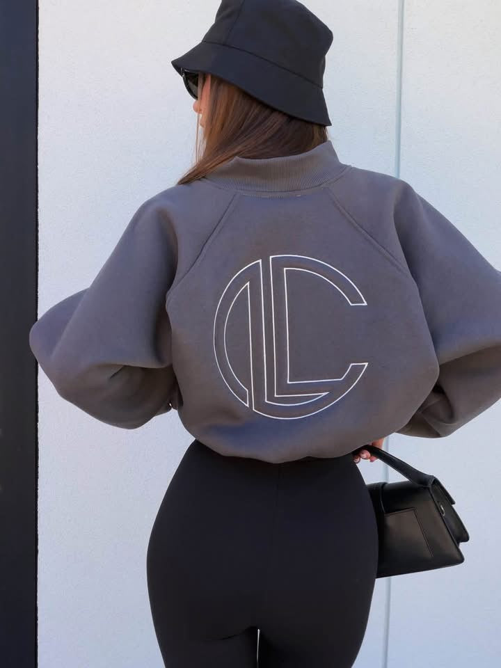 ✨ LOGOTYPE BLUZA ZIP - Graphite✨