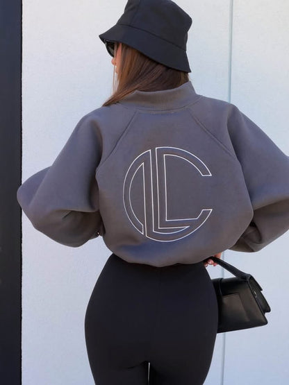 ✨ LOGOTYPE BLUZA ZIP - Graphite✨