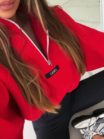 ✨ LOGOTYPE BLUZA ZIP - Red✨