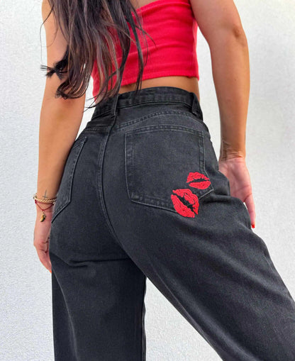 BY ME Jeans MOM FIT KISS 💋