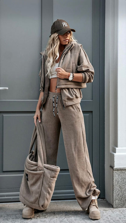 BASARI set 3pcs HOLLY taupe