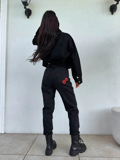 BY ME Jeans MOM FIT KISS 💋
