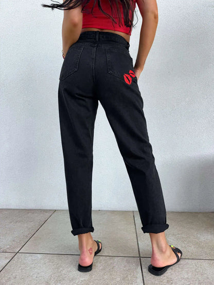 BY ME Jeans MOM FIT KISS 💋